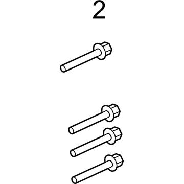 Lincoln -W503302-S442 Power Steering Pump Mount Bolt
