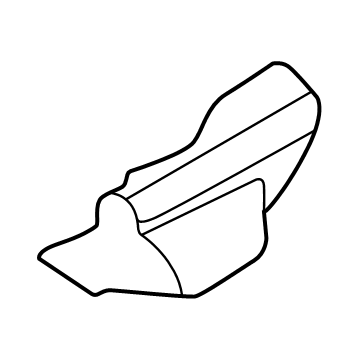 Ford KK3Z-2810176-AA Rear Rocker Molding