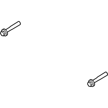 Ford -W720729-S439 Upper Control Arm Mount Bolt, Rear
