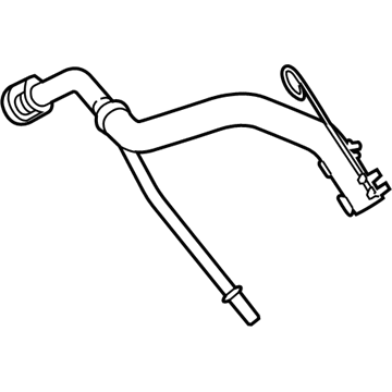 Ford Brake Booster Vacuum Hose - FR3Z-2420-A