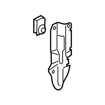 Ford PC3Z-9941038-A Corner Reinforcement, Rear Passenger Side