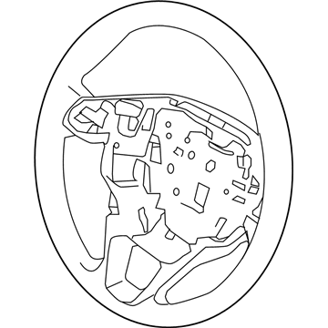 Ford Fusion Steering Wheel - HS7Z-3600-DA
