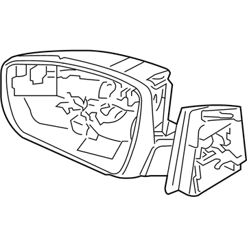 Ford F1EZ-17682-R Mirror Assembly