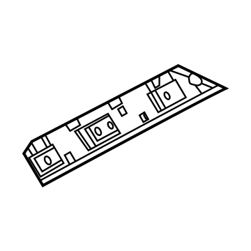 Ford LC5Z-17D942-A Side Support, Rear Passenger Side