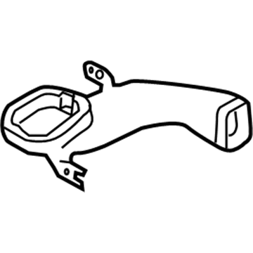 Ford AG1Z-19E630-B Defroster Duct Extension, Outer Driver Side