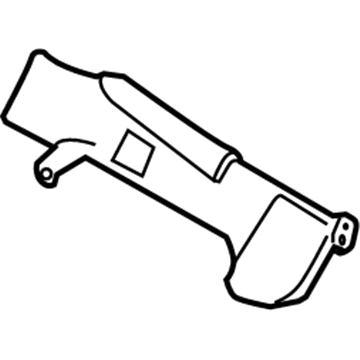 Ford AG1Z-19B680-B Side Duct, Center Passenger Side