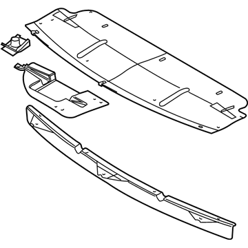 Ford 8G1Z-8327-A Deflector Assembly