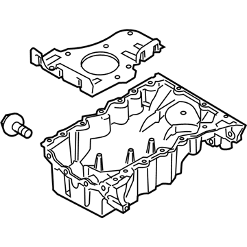 Lincoln MKT Oil Pan - DG1Z-6675-F