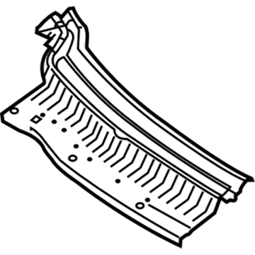 Ford AE9Z-74022A68-AA Cowl Grille, Passenger Side