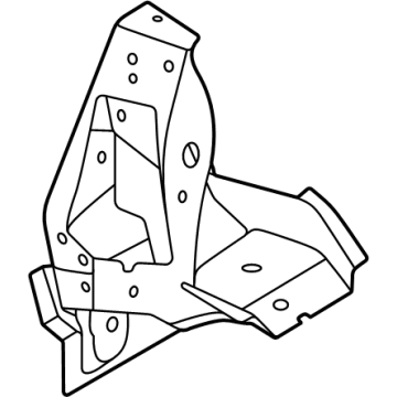Ford PR3Z-7662290-A Package Tray Support, Rear Passenger Side