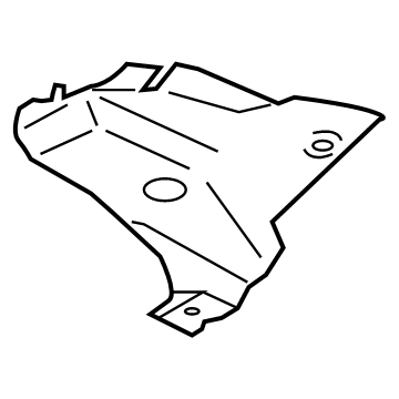Ford FR3Z-7646812-A Side Support, Rear Passenger Side