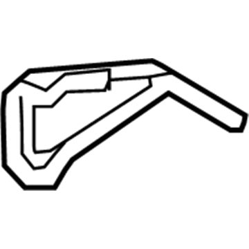 Ford 8C3Z-5A242-WA Catalytic Converter Bracket, Front