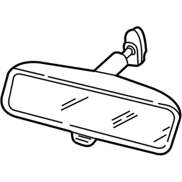 Mercury F6AZ-17700-AA Mirror Inside