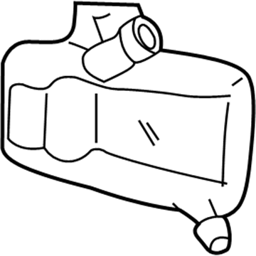 Ford E-350 Econoline Club Wagon Coolant Reservoir - F6UZ-8A080-DB