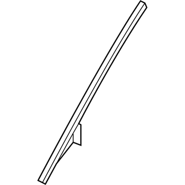 Ford BB5Z-7803145-AA Pillar Molding, Front Outer Driver Side