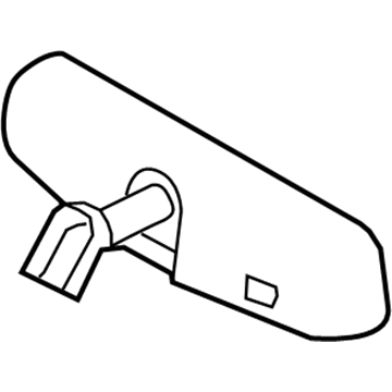 Ford BU5Z-17700-D Mirror Inside, Inner