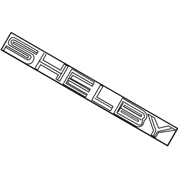 Ford 7R3Z-6342528-B Nameplate, Rear