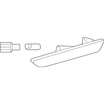 Ford AR3Z-15A201-C Marker Lamp Assembly, Rear Passenger Side