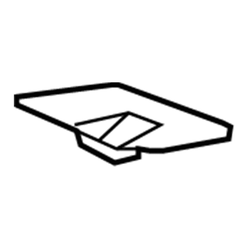 Ford 4F2Z-17046B46-AAA Cover Mat, Rubber