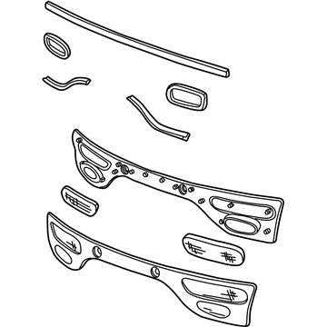 Mercury Bumper Reflector - F6DZ-13A565-EA