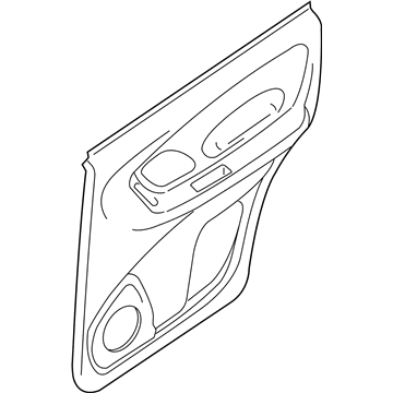 Mercury 8L8Z-7827407-AA Door Trim Panel
