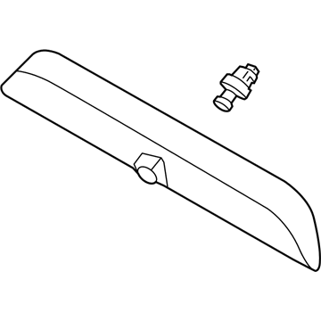 Ford FL3Z-13A613-B High Mount Lamp, Rear