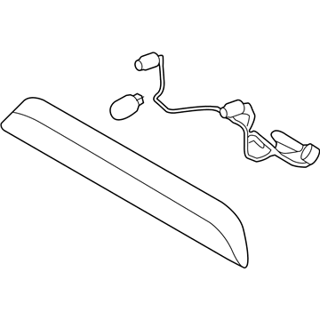 Ford FL3Z-13A613-C High Mount Lamp, Rear