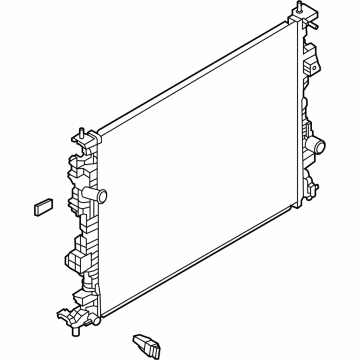 Lincoln LX6Z-8005-M Radiator