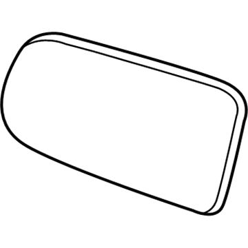 Ford AE9Z-17K707-A Mirror Glass, Rear Passenger Side