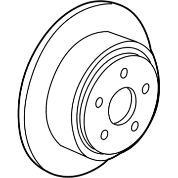 Lincoln Brake Disc - YL7Z-1V125-A