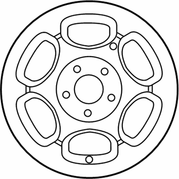 Lincoln F85Z-1007-TA Wheel Alloy