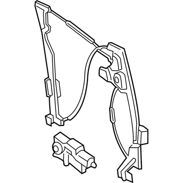 Lincoln Window Regulator - FA1Z-5823200-D
