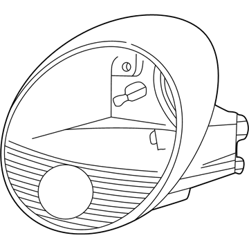2004 Ford Thunderbird Headlight - 5W6Z-13008-B