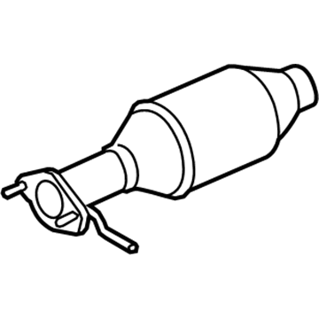 Ford 8S4Z-5E212-A Catalytic Converter, Rear