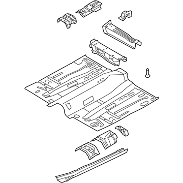 Ford GV6Z-7811135-A Floor Pan, Front