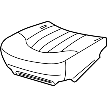 Mercury 5W7Z-54632A23-CB Seat Cushion Pad