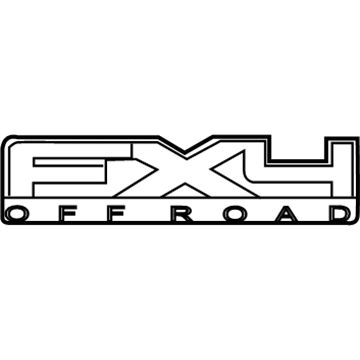 Ford 9L3Z-9925622-AA Decal