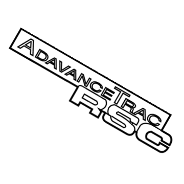 Ford 5L2Z-7842528-AA Nameplate, Rear
