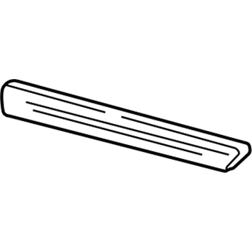 Ford YL3Z-1625532-APTM Body Side Molding, Rear Passenger Side