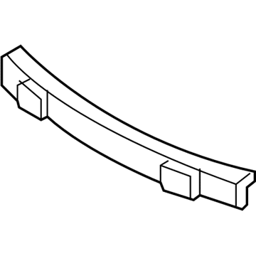 Ford 6L2Z-17757-AA Impact Bar, Front