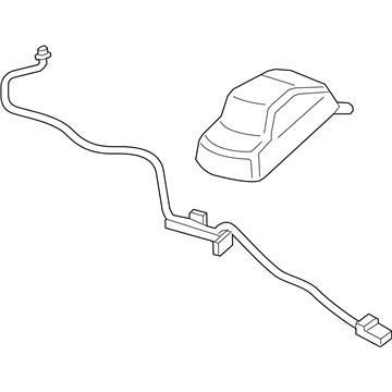 Ford HC3Z-15442-F Roof Lamp Assembly