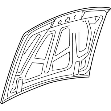 Ford Explorer Sport Trac Hood - 6L2Z-16612-AA