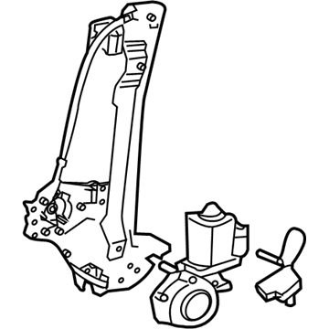 Mercury Mountaineer Window Regulator - 6L2Z-7827000-BA