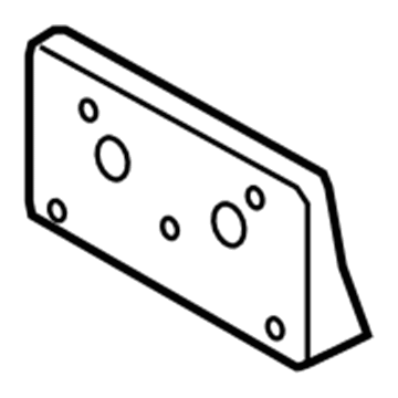 Ford HS7Z-17A385-AA License Bracket, Front
