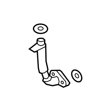 Ford K2GZ-6L092-A Oil Outlet Tube