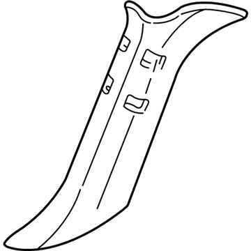 Ford F65Z-1503598-AAD Windshield Pillar Trim