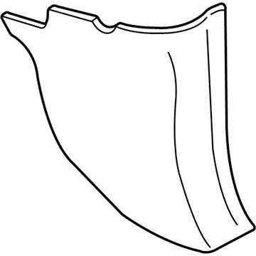 Ford F65Z-1502345-AAD Cowl Kick Panel