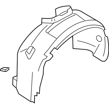 Ford DM5Z-16102-C Fender Liner
