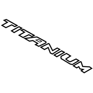 Ford CJ5Z-9942528-A Nameplate