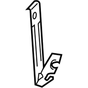 Ford YS4Z-14A301-MA ABS Sensor Bracket, Front Outer Passenger Side